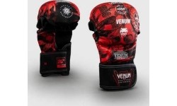 Rękawice sparingowe Venum 20th Anniversary czarno-czerwone