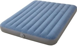 Materac dmuchany dwuosobowy 203x152x25 cm z wbudowaną pompką elektryczną INTEX 64189