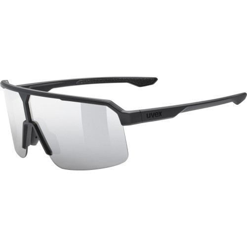Okulary Uvex ramp black matt / mirror silver
