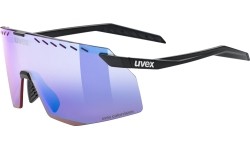 Okulary Uvex pace stage CV black matt / mirror blue