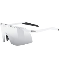 Akiniai Uvex pace stage white matt / mirror silver