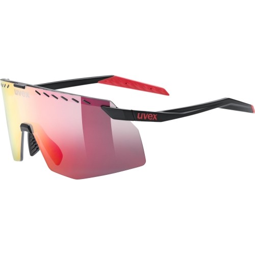 Okulary Uvex Pace Stage black matt / mirror red
