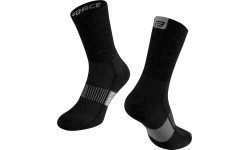 Skarpetki krótkie FORCE North, czarne, 42-47 (L-XL)
