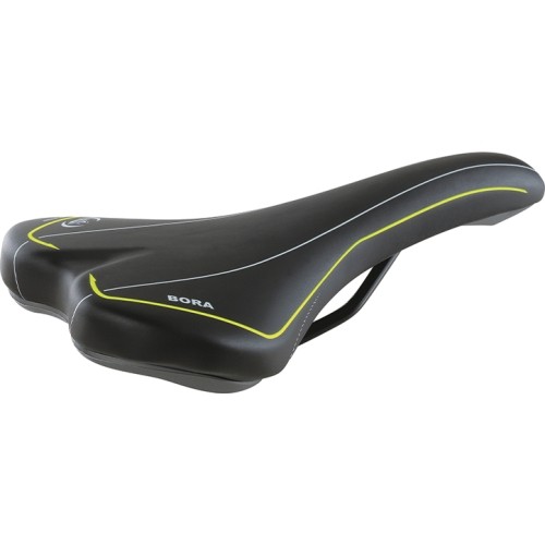 Siodełko Selle MonteGrappa Bora (czarno-żółte) 275x145mm
