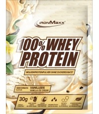 IronMaxx 100% Whey Protein 30 g.Galioja iki 2026-03-13