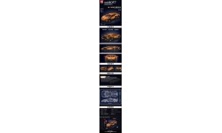 Sports Vehicle Set of 1620 Orange Pieces