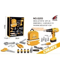 Little Handyman Set Yellow + Backpack