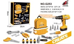 Little Handyman Set Yellow + Backpack