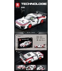 Sports Car Brick Set White 346 pcs.