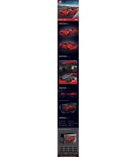 Sports Vehicle Brick Set Red 481 pcs.