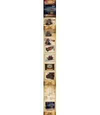 Red Pirate Ship in a Bottle Building Set 885 pcs.