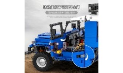 Set of 2087 Off-road Vehicle Building Blocks Blue