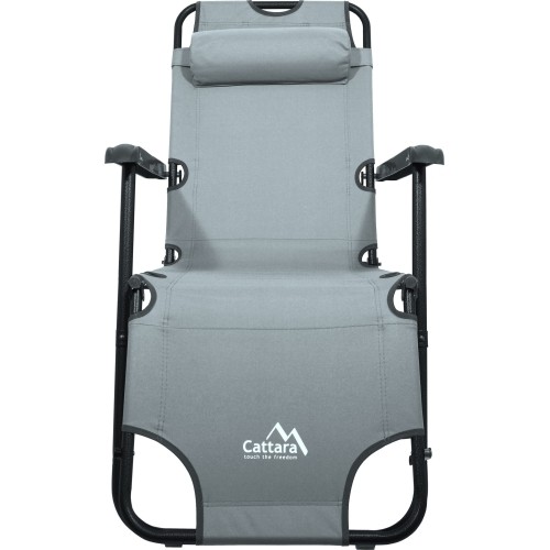 Leżak/fotel COMFORT szary