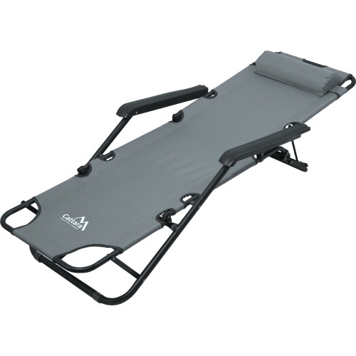 Leżak/fotel COMFORT szary