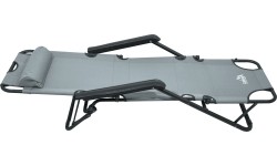 Leżak/fotel COMFORT szary
