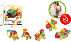 Soft Blocks Set 60 pcs + Backpack