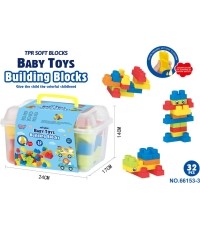 Soft Blocks Set 32 ​​pcs + Case
