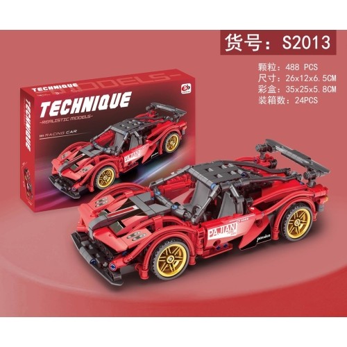 Sports Car Red Blocks 482 pcs.