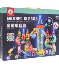 Magnetic Blocks with Light 134pcs.