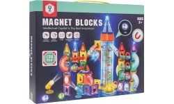 Magnetic Blocks with Light 134pcs.