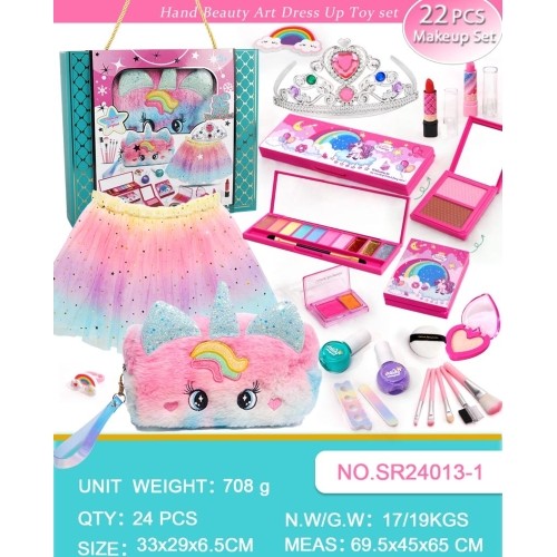 Makeup Set + Rainbow Dress