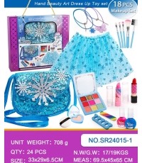Makeup Set + Ice Blue Dress