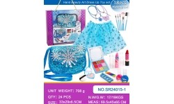 Makeup Set + Ice Blue Dress