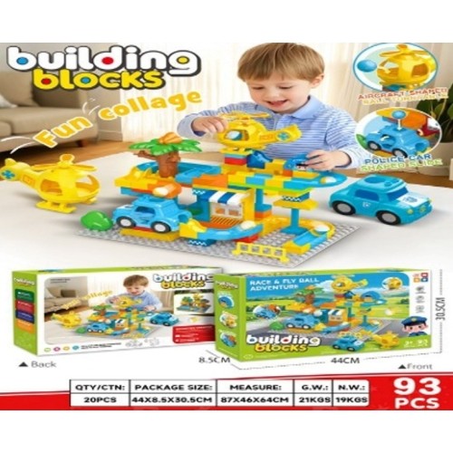 Police Station Big Bricks Set 93 pcs.