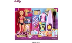 Doll Olga on Vacation + Accessories
