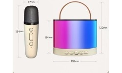 Karaoke Microphone + Illuminated Speaker Set