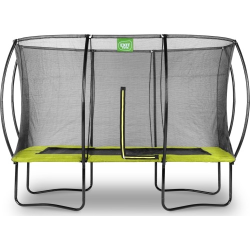 Trampolina EXIT Silhouette 244x366 cm - zielona