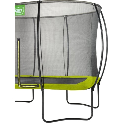 Trampolina EXIT Silhouette 244x366 cm - zielona