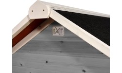 Drewniany domek do zabawy EXIT Loft 500 – szary