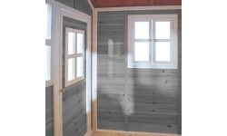Drewniany domek do zabawy EXIT Loft 500 – szary