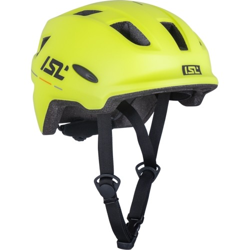 Dziecięcy kask rowerowy z lampką LED ISL Lumitto - Neonowy żółty