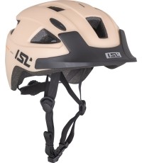 Children’s Bike Helmet w/ LED Light ISL Lumiro - Peach Beige