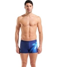 Męskie szorty kąpielowe Jellyfish Swim Short, granatowe z wzorem - 750