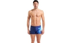 Męskie szorty kąpielowe Jellyfish Swim Short, granatowe z wzorem - 750