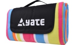 Koc piknikowy z folią aluminiową YATE – wzór B (150x130 cm)