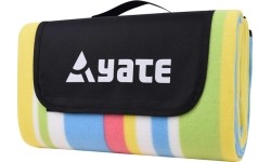 Mata plażowa Koc piknikowy z folią aluminiową YATE - Wzór C (150x130cm)