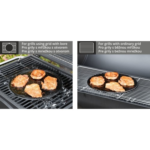 Okrągła płyta grillowa Cattara Cast Iron (do grilli 13040, 13043)