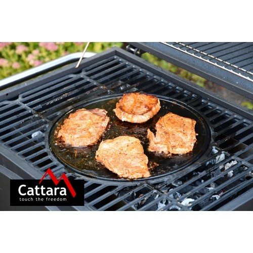 Okrągła płyta grillowa Cattara Cast Iron (do grilli 13040, 13043)