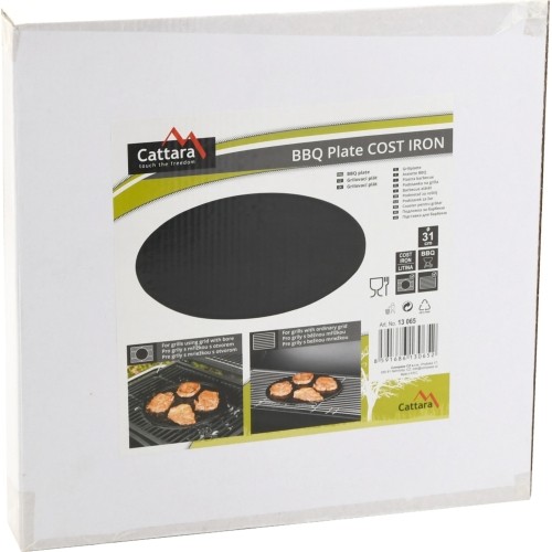 Okrągła płyta grillowa Cattara Cast Iron (do grilli 13040, 13043)