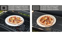 Okrągła płyta grillowa Cattara Pizza (do grilli 13040, 13043)