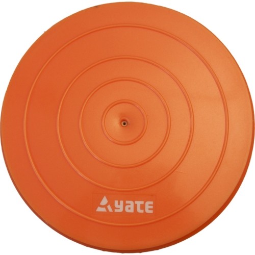 Piłka do masażu Yate Spiky Half Ball, 16 cm, pomarańczowa
