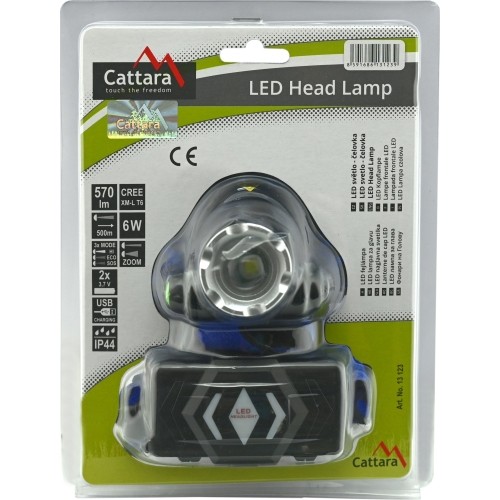 Latarka czołowa LED Cattara Zoom 570 lm
