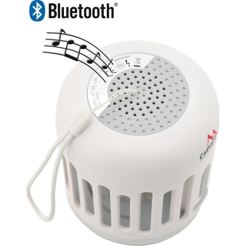 Ładowalna latarka Cattara z pułapką UV na owady i muzyką Bluetooth
