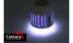 Ładowalna latarka Cattara z pułapką UV na owady i muzyką Bluetooth