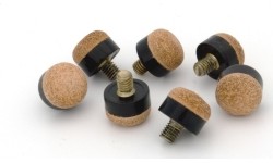Metalowa wkręcana końcówka do kija bilardowego, 12 mm, M4,5
