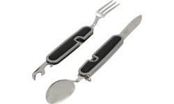 Nóż składany ze sztućcami Cattara CAMPING, 9 cm